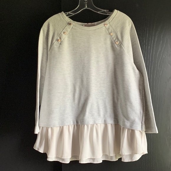 LOFT Tops - LOFT Three Quarter Length Sleeve Pull Over